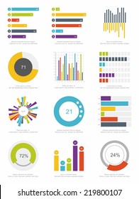 set of infographics elements