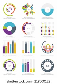 set of infographics elements