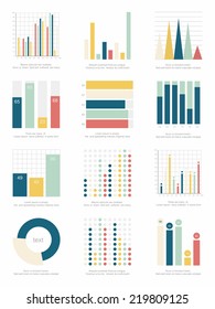 set of infographics elements