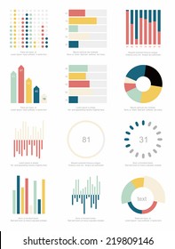 set of infographics elements