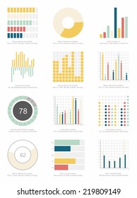 set of infographics elements