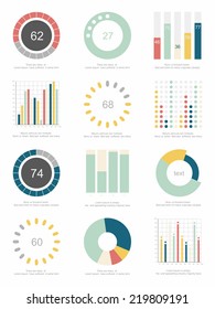 set of infographics elements