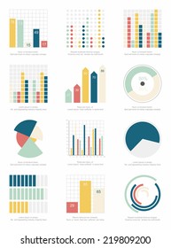 set of infographics elements