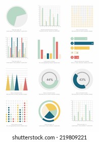 set of infographics elements