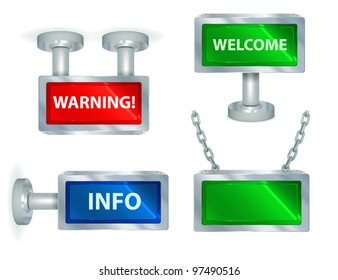 Set of Information Display Panels