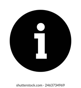 Set of Information icon collection. Info point Icon black. Vector Illustration.