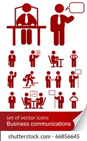 set informational business icon vector illustration isolated on white background