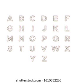 set initial letter abstract line logo