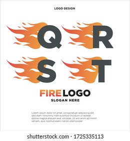 establecer el color naranja vectorial de la letra inicial