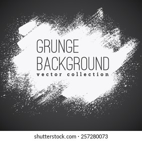 Set of  ink vector stains