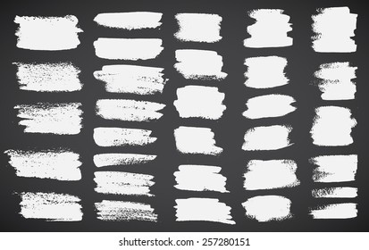 Set of  ink vector stains