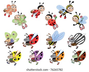 Set insects,vector.