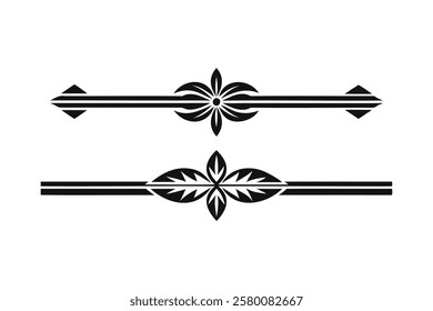 Set of Inspired Decorative Divider Line Vector for Design.
