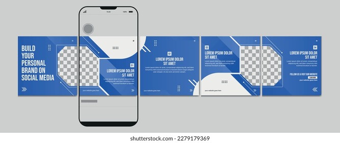 Plantilla de publicación de Instagram Carousel, publicación editable en Instagram, publicación de carrusel de medios sociales para negocios, cepa de plantilla para 10.
