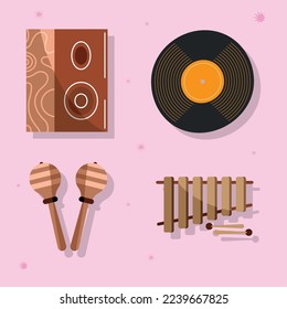 Instrumentenset für musikalische Entwürfe