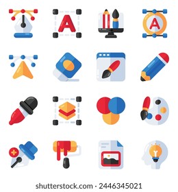 Set of Interior Flat Icons

