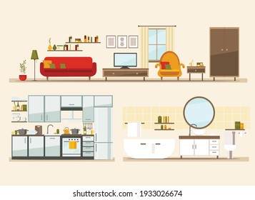 部屋の中 イラスト のイラスト素材 画像 ベクター画像 Shutterstock