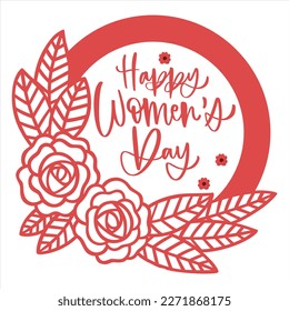 Set of International Women's Day concept with happy multinational diverse women celebrate womens day. Struggling for freedom, independence, equality. Flat style vector illustration
