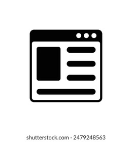 Set of Internet and computer icons collection. Internet, web page and computer for viewing icon. Vector illustration.