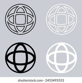Set of Internet icon. Website icon sign symbol in trendy flat style. Internet vector icon illustration isolated on gray background