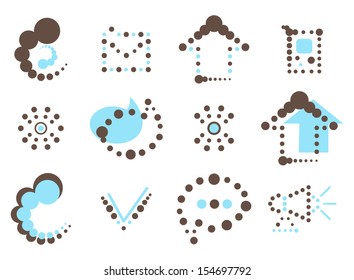set of internet icons