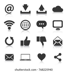 Set of internet icons. Vector illustration EPS10