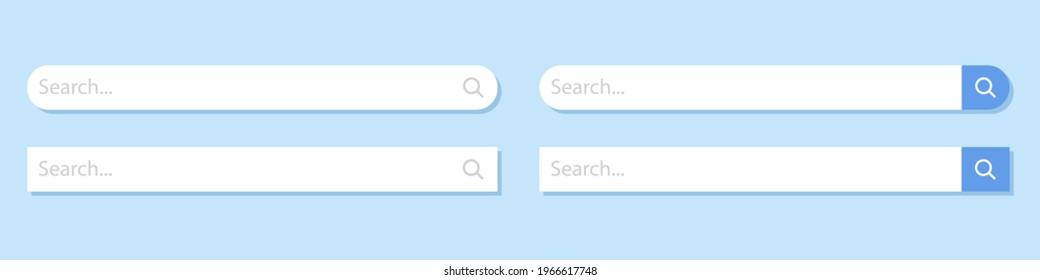 A set of internet search panels. Information search system. Internet search system.	
