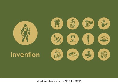 It is a set of invention simple web icons