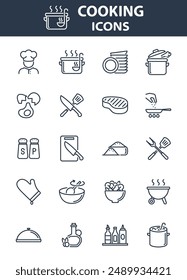 Set of investment icons, asset, market, buget