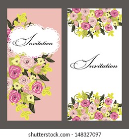 Set of invitations