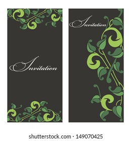 Set of invitations