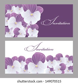 Set of invitations