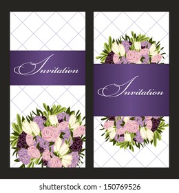 Set of invitations