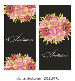 Set of invitations