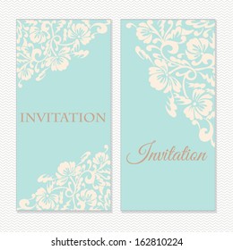 Set of invitations