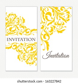 Set of invitations