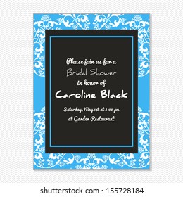 Set of invitations. Vector file has few layers for easy using.