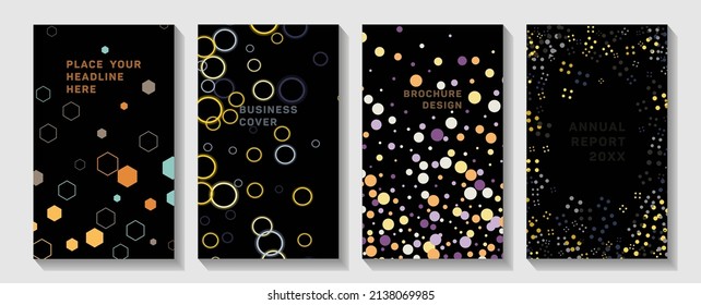 Set iridescent covers for notebooks with Boho girlish rainbows, clouds and stars. Gold and luxury save the dated card with watercolor and gold sparkles and brush texture.