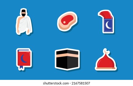 Diseño de conjunto de iconos islámicos