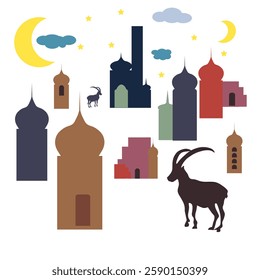 set  islamic ideas  ramadan , eid mubarak, 