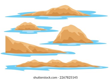Islas en medio del mar