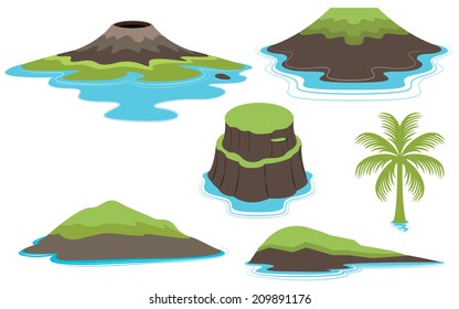 Conjunto de Islas y Volcán