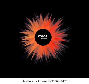 Set of isolated abstract aqua spot with gradient or dynamic color.Vector colorful neon templates. Circle shapes with vivid gradients. Fluid gradients for banners, Abstract liquid shape black, 3d.eps10