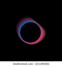 Set of isolated abstract aqua spot with gradient or dynamic color.Vector colorful neon templates. Circle shapes with vivid gradients. Fluid gradients for banners, Abstract liquid shape black, 3d.eps10