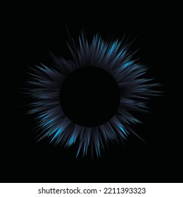Set of isolated abstract aqua spot with gradient or dynamic color.Vector colorful neon templates. Circle shapes with vivid gradients. Fluid gradients for banners, Abstract liquid shape black, 3d.eps10