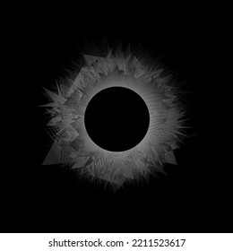Set of isolated abstract aqua spot with gradient or dynamic color.Vector colorful neon templates. Circle shapes with vivid gradients. Fluid gradients for banners, Abstract liquid shape black, 3d.eps10