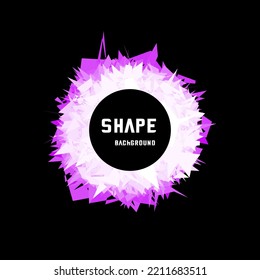 Set of isolated abstract aqua spot with gradient or dynamic color.Vector colorful neon templates. Circle shapes with vivid gradients. Fluid gradients for banners, Abstract liquid shape black, 3d.eps10