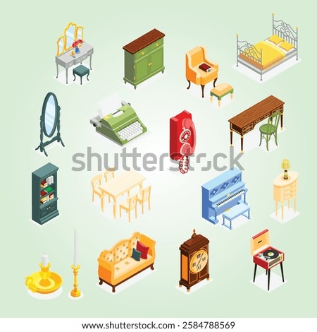 Similar – Image, Stock Photo Piano and cabinet by window at home