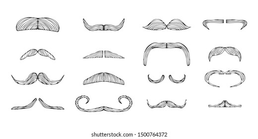 Moustache Stok Illustrasyonlar Gorseller Ve Vektorler Shutterstock