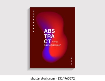Set isolated elements of holographic chameleon design palette of shimmering colors Modern abstract pattern colorful fluid paint design